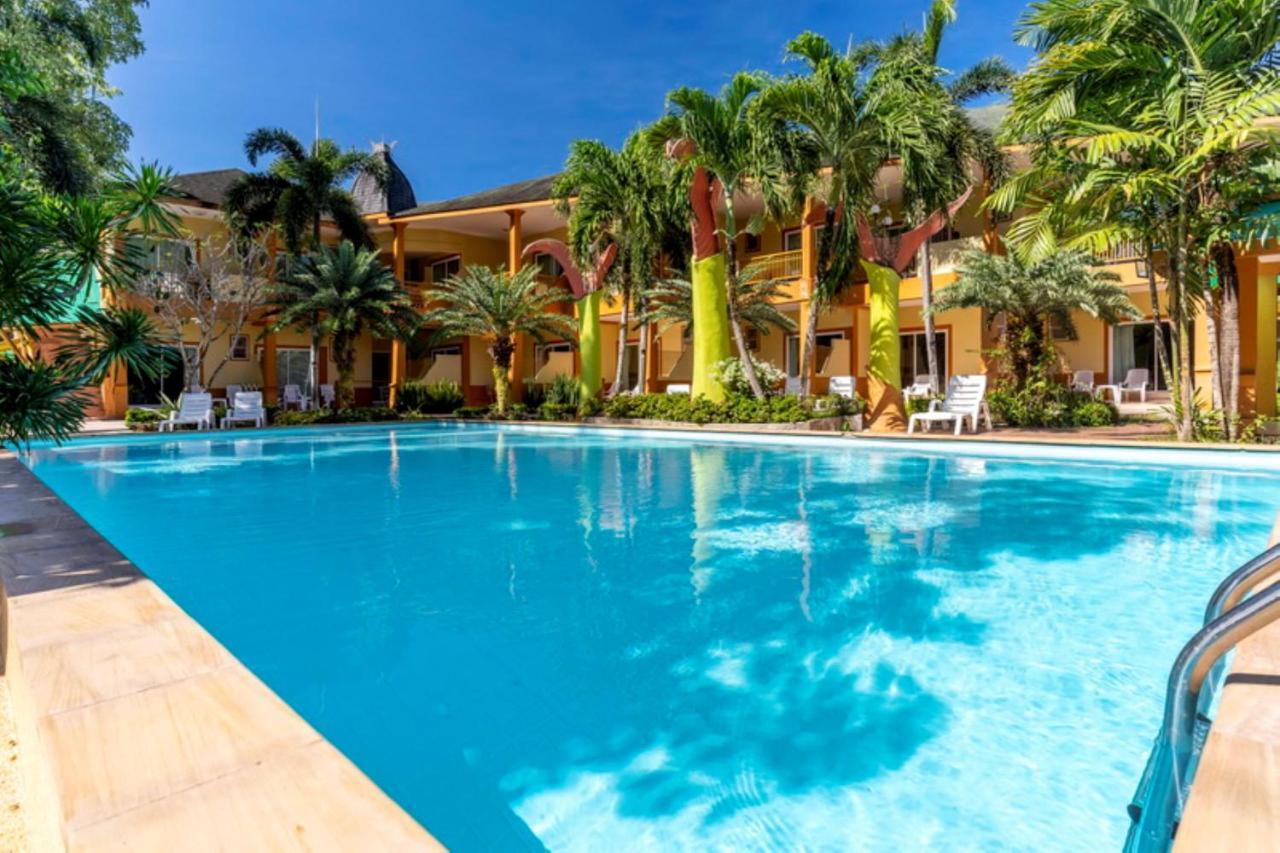 Camera Superior Doppia con Letti Singoli e Vista sulla Piscina