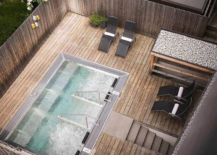 Hotel Jacuzzi: Christophorus Mountain Residence